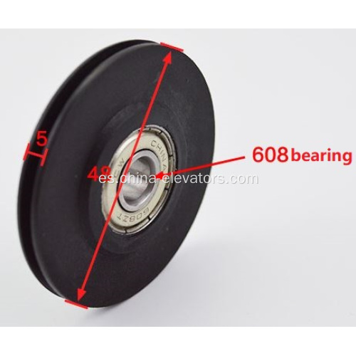 Rodillo de cuerda de puerta de 48mm 48*5*608ZT para contrapeso de puerta elevadora KONE